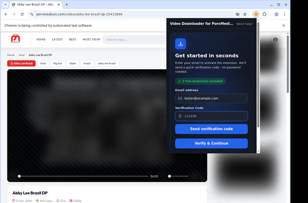 Pornmedium Video Downloader screenshot 4